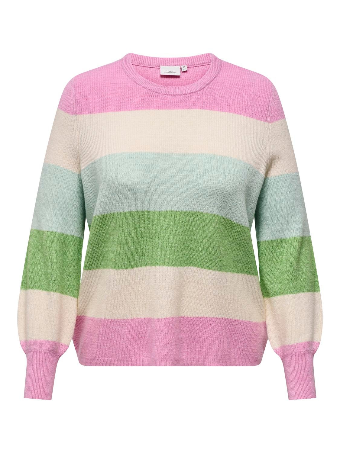 ONLY Pull-overs Knit Fit Col rond Bas hauts -Begonia Pink - 15306802