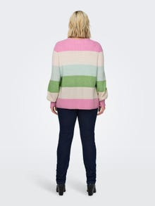 ONLY Pull-overs Knit Fit Col rond Bas hauts -Begonia Pink - 15306802