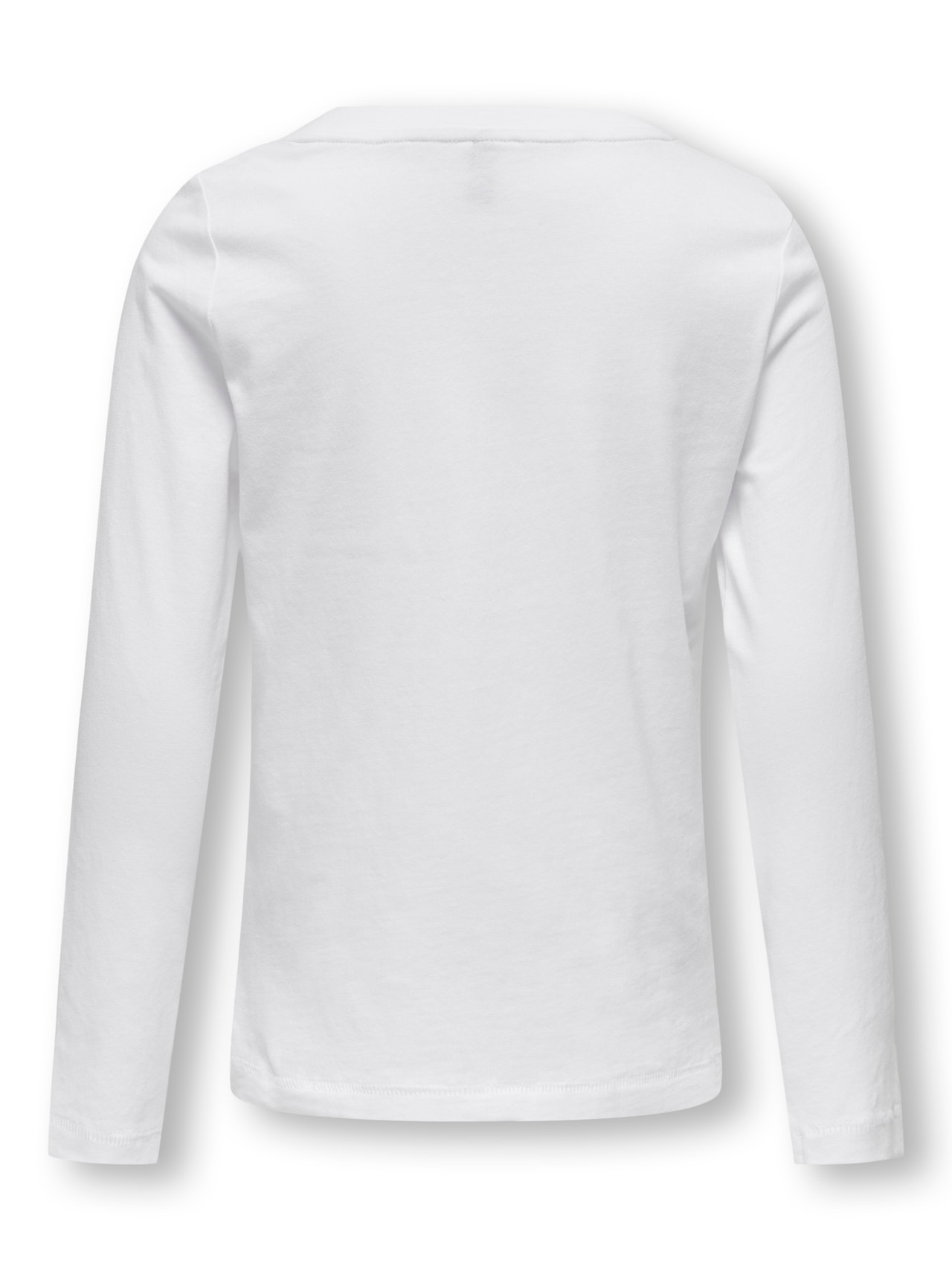 ONLY Locker geschnitten Rundhals T-Shirt -Bright White - 15306814