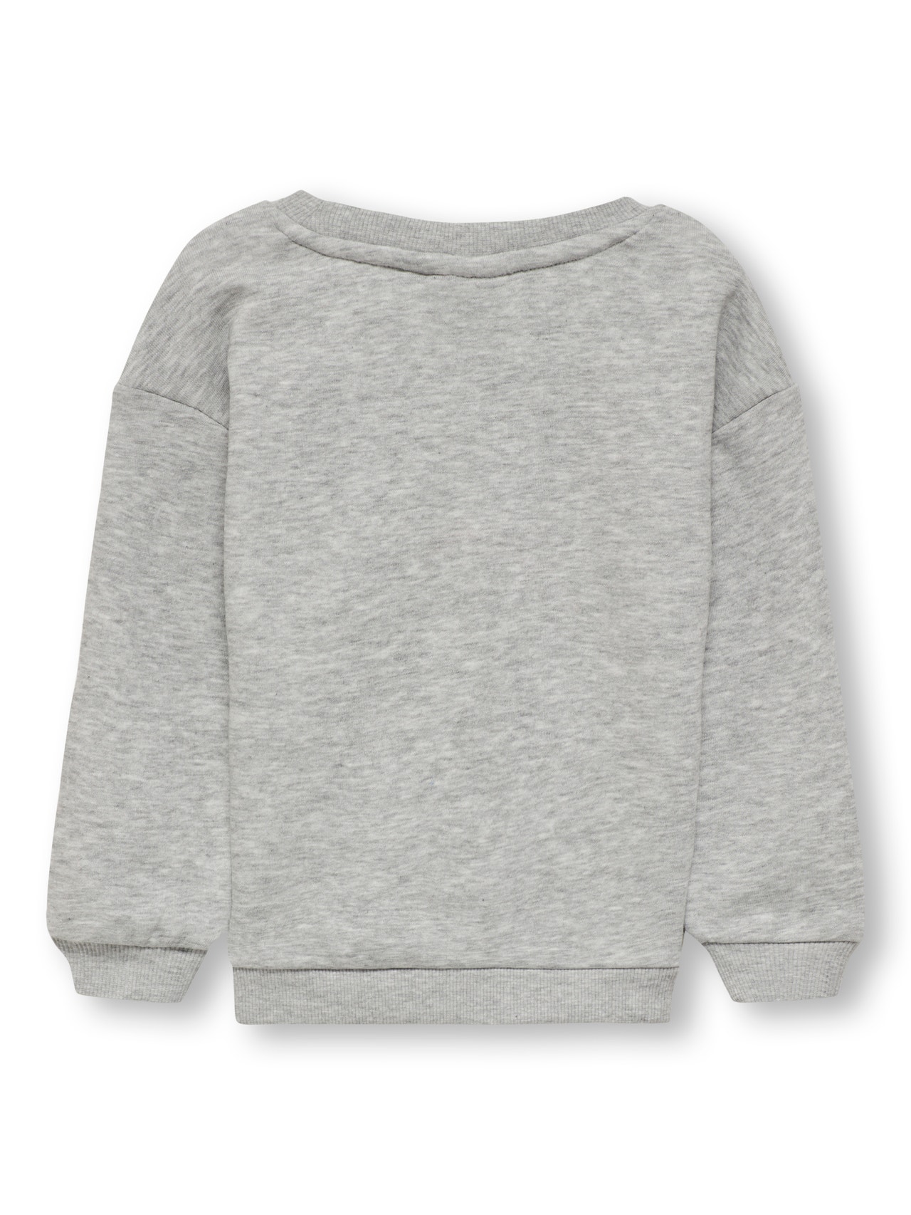 ONLY Normal passform O-ringning Sweatshirt -Light Grey Melange - 15306815