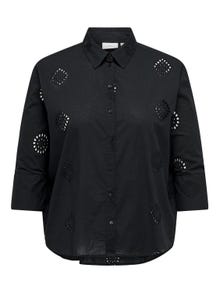 ONLY Regular Fit Shirt collar Shirt -Black - 15306949