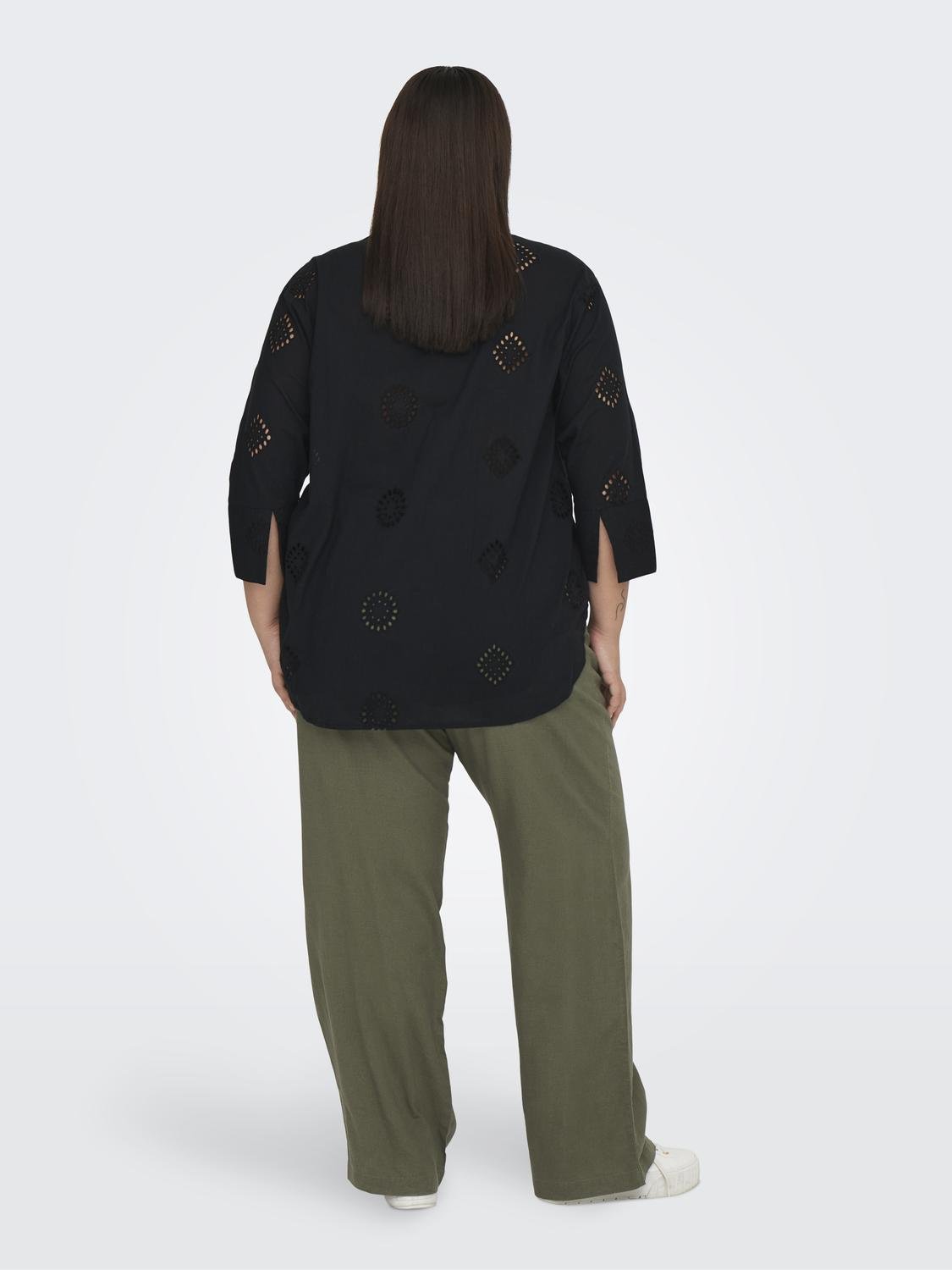 ONLY Regular fit Overhemd kraag Overhemd -Black - 15306949