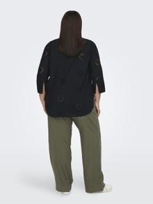 ONLY Regular Fit Skjortekrage Skjorte -Black - 15306949