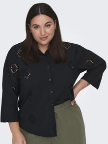 ONLY Regular Fit Shirt collar Shirt -Black - 15306949