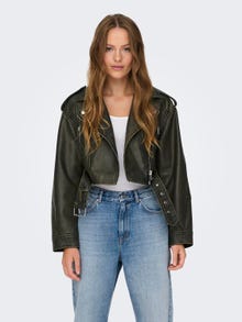 ONLY Faux leather jacket -Black - 15306980