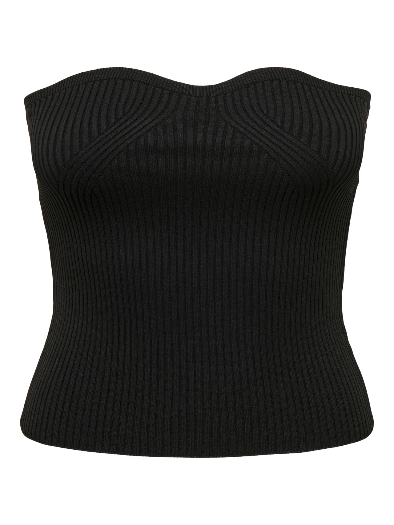 ONLY Sleeveless knitted top  -Black - 15306989