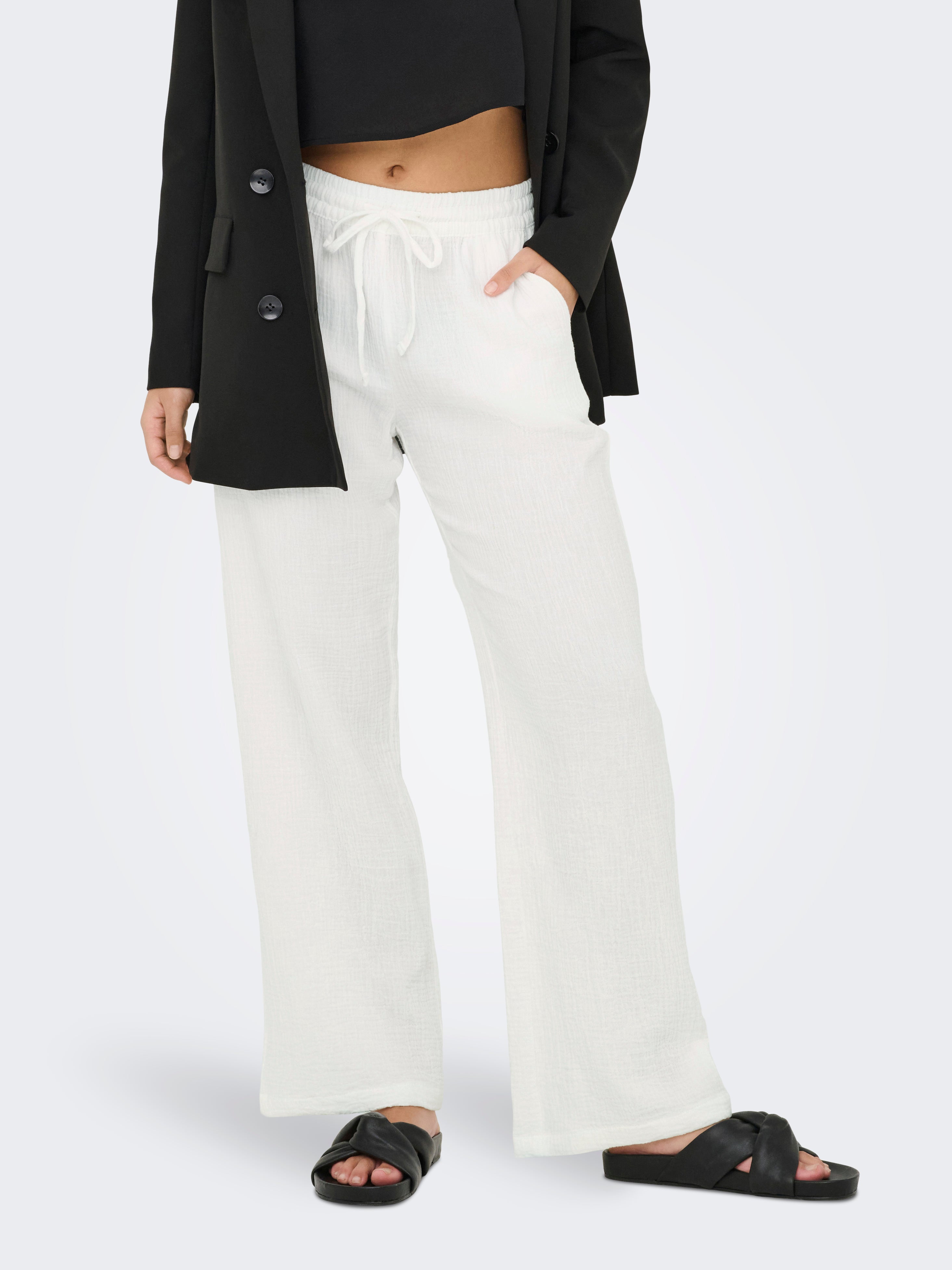 Jdytheis Weiter Beinschnitt Hose Mit Weitem Beinschnitt
