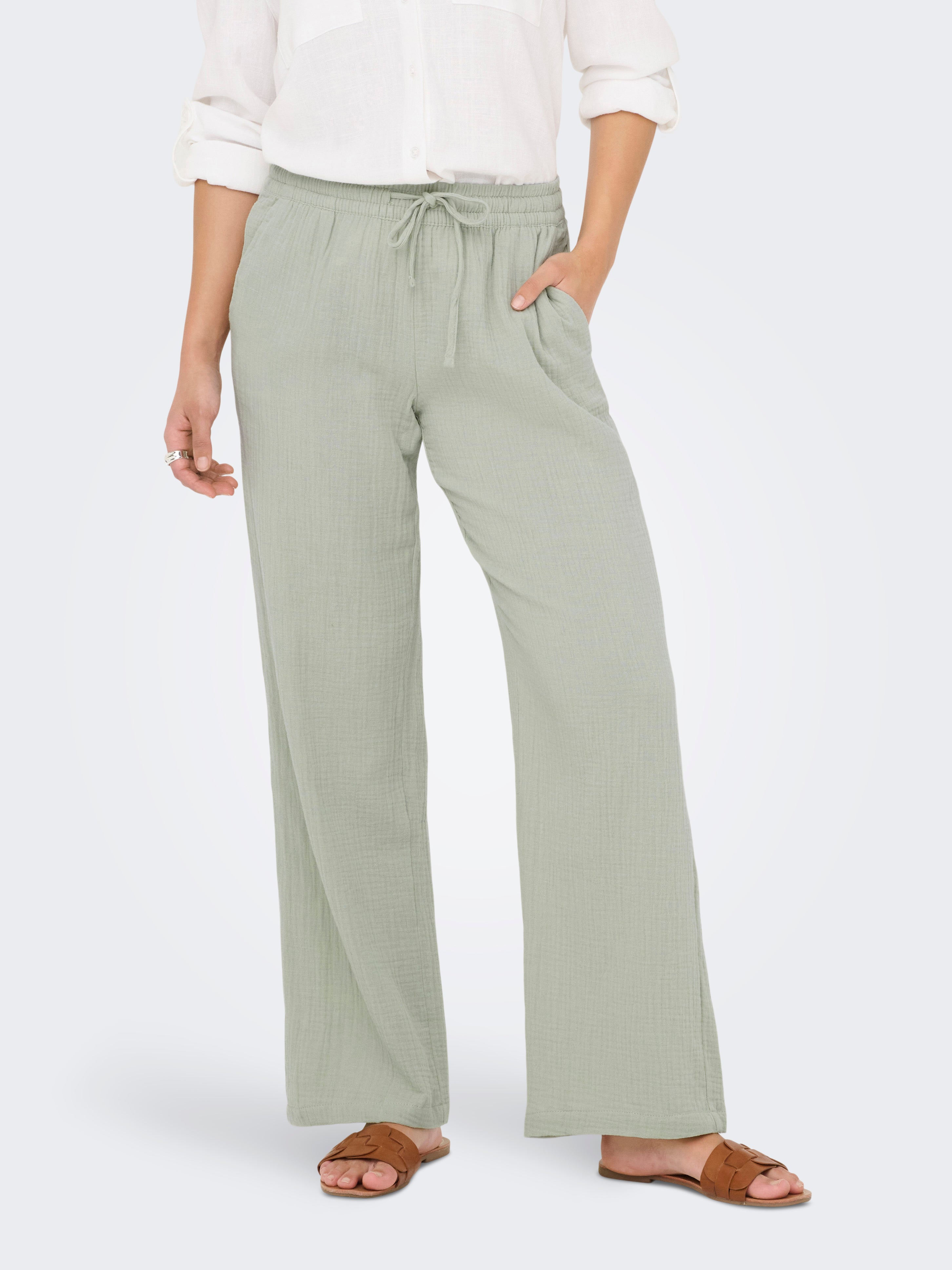 Jdytheis Weiter Beinschnitt Hose Mit Weitem Beinschnitt