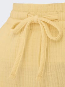 ONLY Široka noga stane Visoki struk Hlače za praćenje -Pale Banana - 15307150