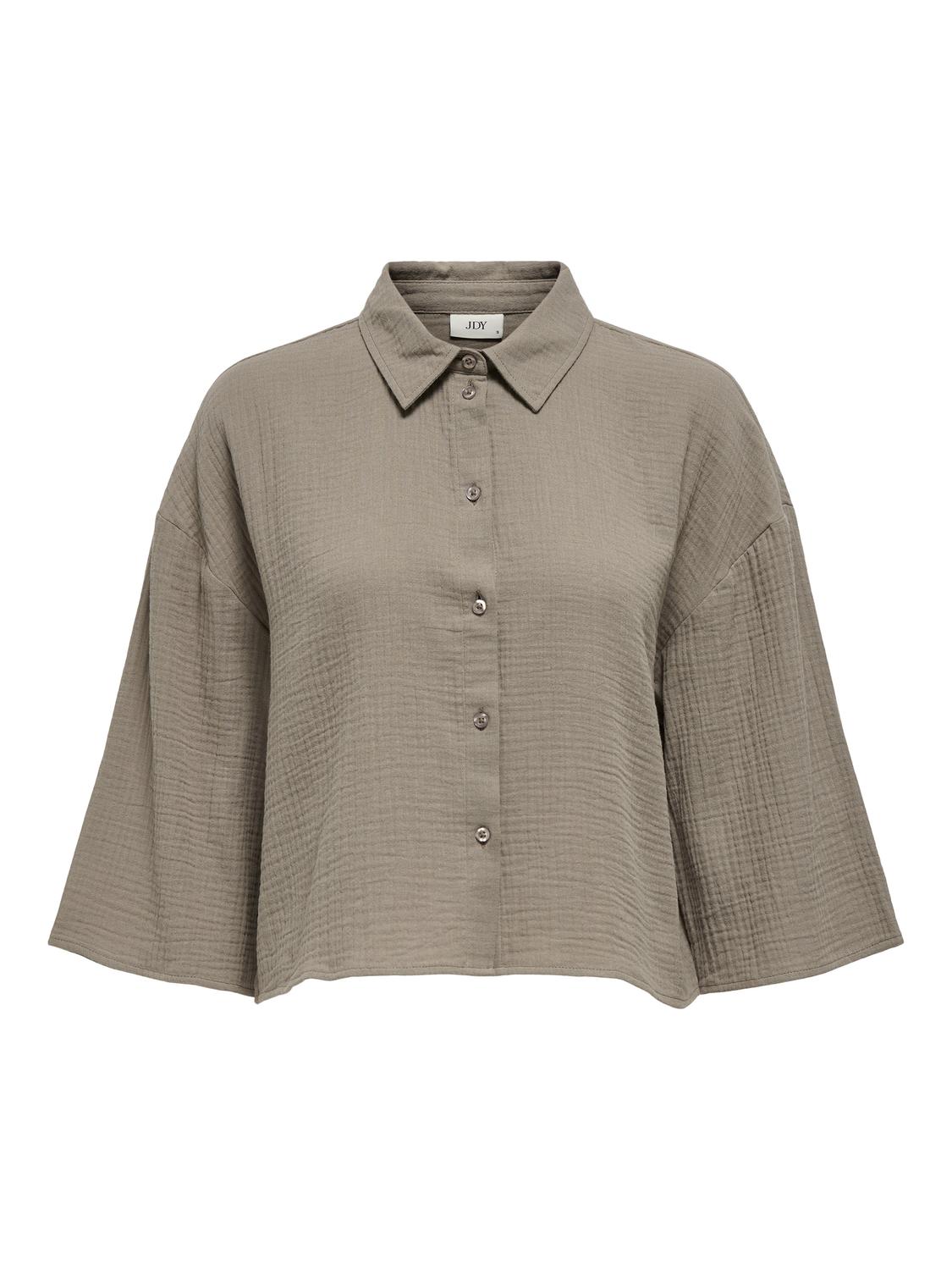 ONLY Camisas Corte regular Cuello de camisa Mangas anchas -Brindle - 15307159