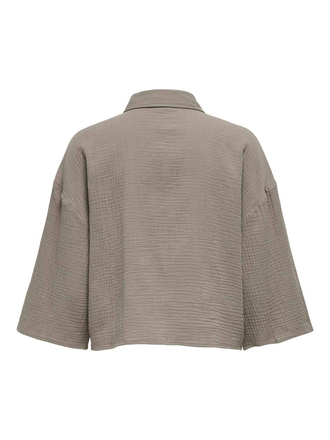 ONLY Regular fit Overhemd kraag Wijde mouwen Overhemd -Brindle - 15307159
