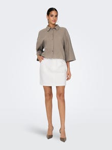 ONLY Skjorte med brede ærmer -Brindle - 15307159