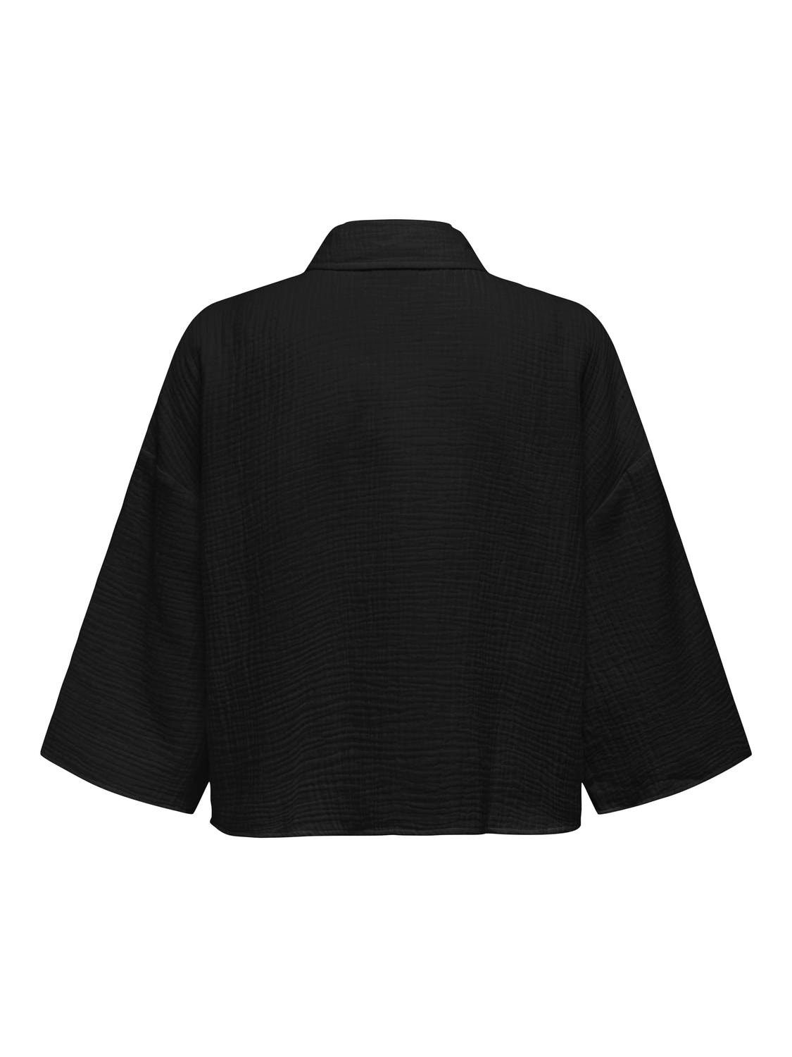 ONLY Wide sleeved shirt -Black - 15307159