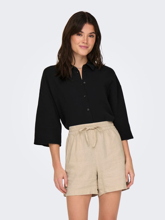 ONLY Regular Fit Shirt collar Wide sleeves Shirt - 15307159