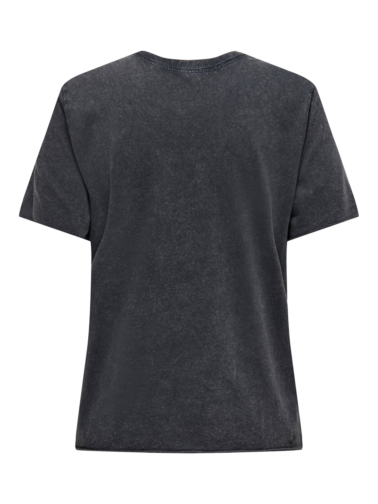 ONLY O-neck t-shirt with print -Phantom - 15307412