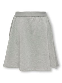 ONLY Kort nederdel -Light Grey Melange - 15307463
