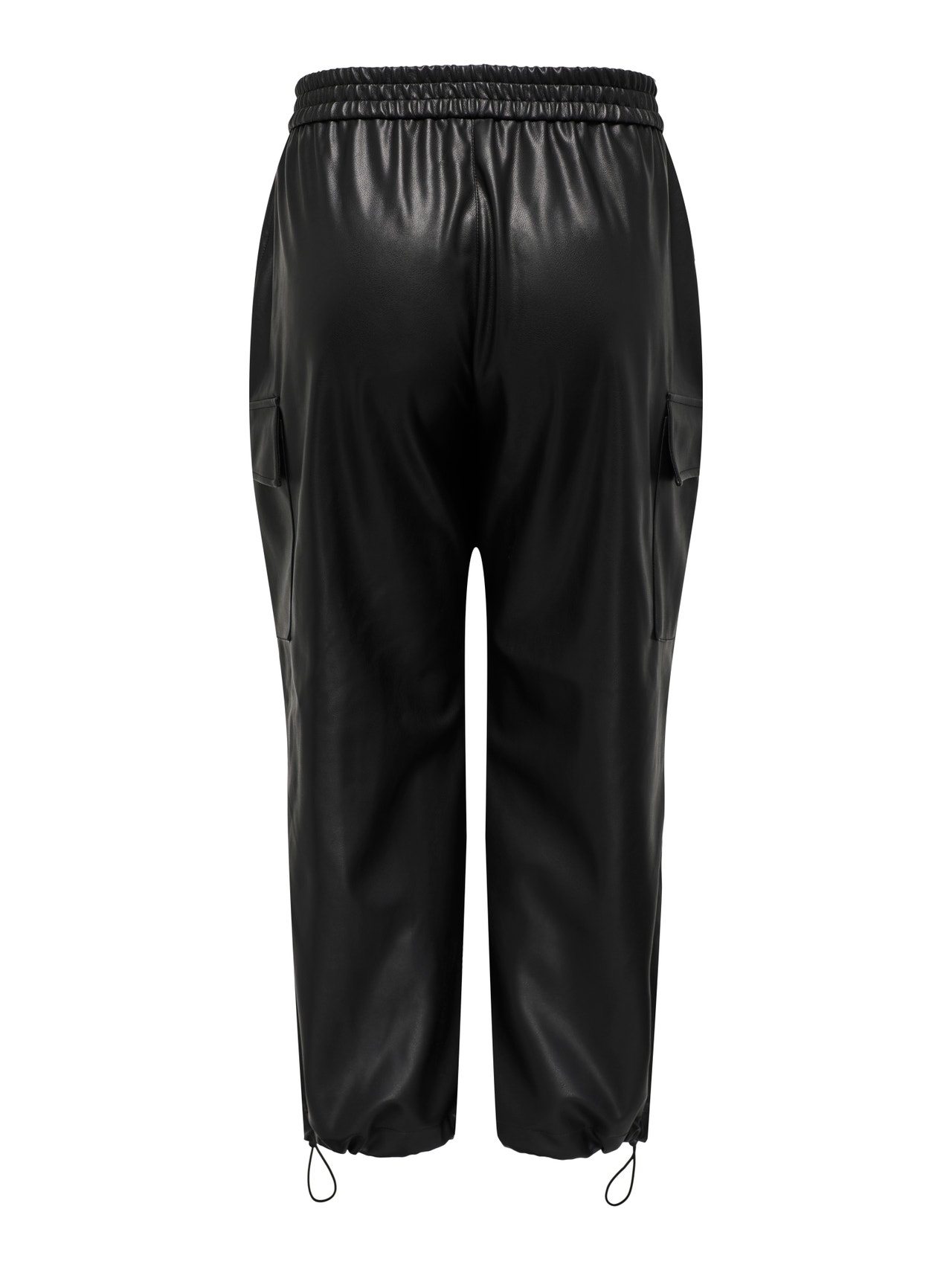 ONLY Pantalones cargo Corte cargo Detalle elástico Curve -Black - 15307481