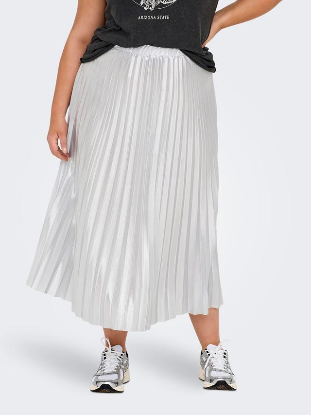ONLY Curvy pleated midi skirt - 15307527
