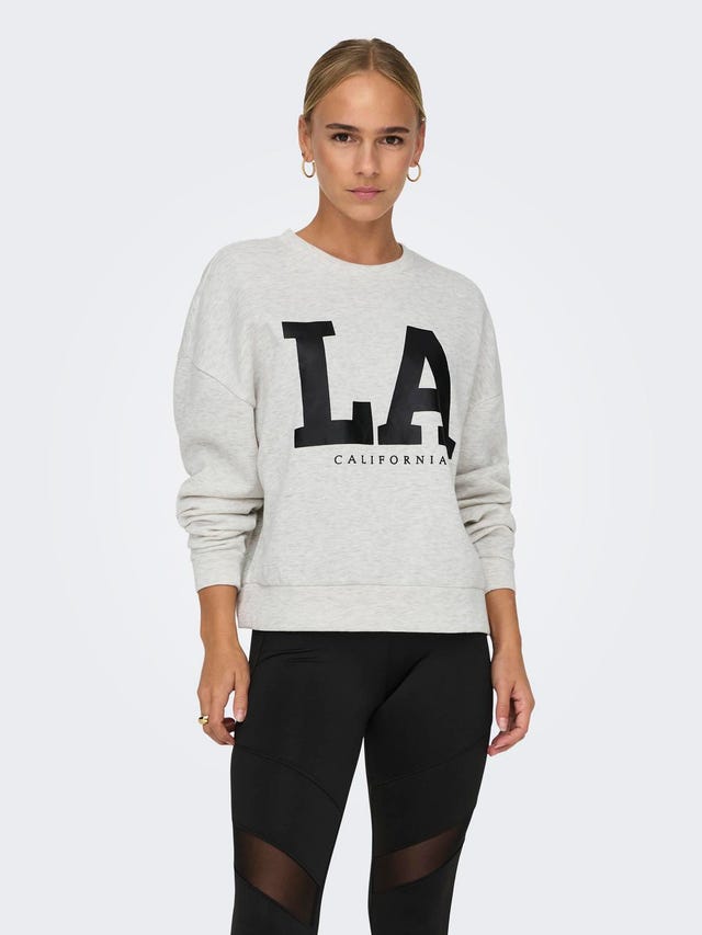 ONLY Normal passform O-ringning Sweatshirt - 15307607