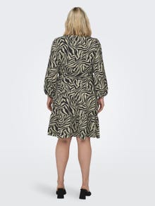 ONLY Regular Fit Split neck Curve Short dress -Trench Coat - 15307631