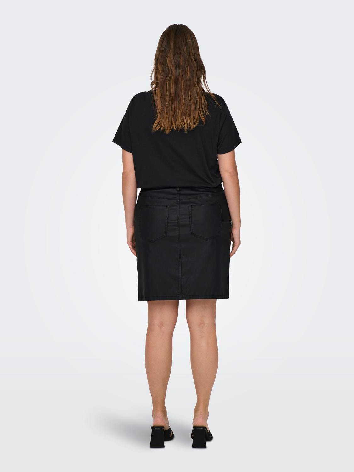 ONLY Curvy mini skirt -Black - 15307656