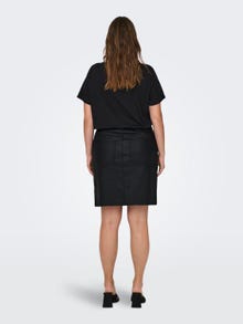 ONLY Mid waist Midi skirt -Black - 15307656