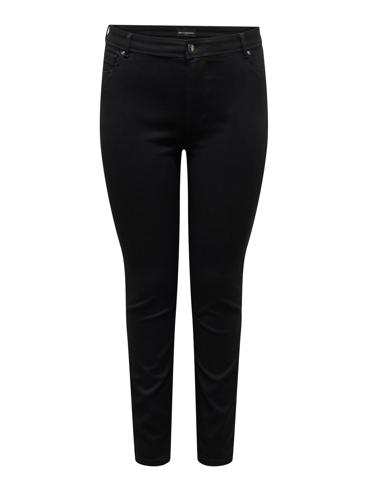 ONLY Skinny Fit Mid waist Jeans -Black Denim - 15307662