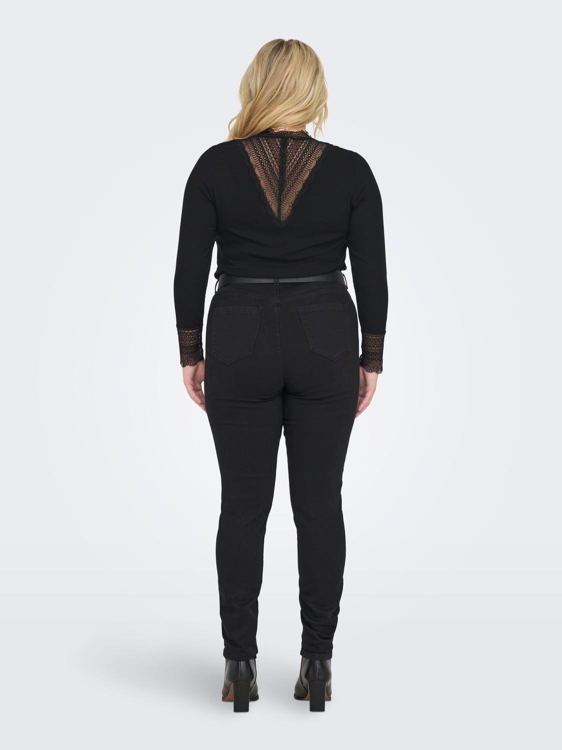 Buy HDE Womens Plus Size Slimming Dress Pants Pull On Skinny Work Trousers  (Black, 1X) Online at desertcartOMAN