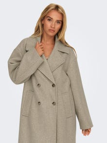 ONLY Long coat -Weathered Teak - 15307697