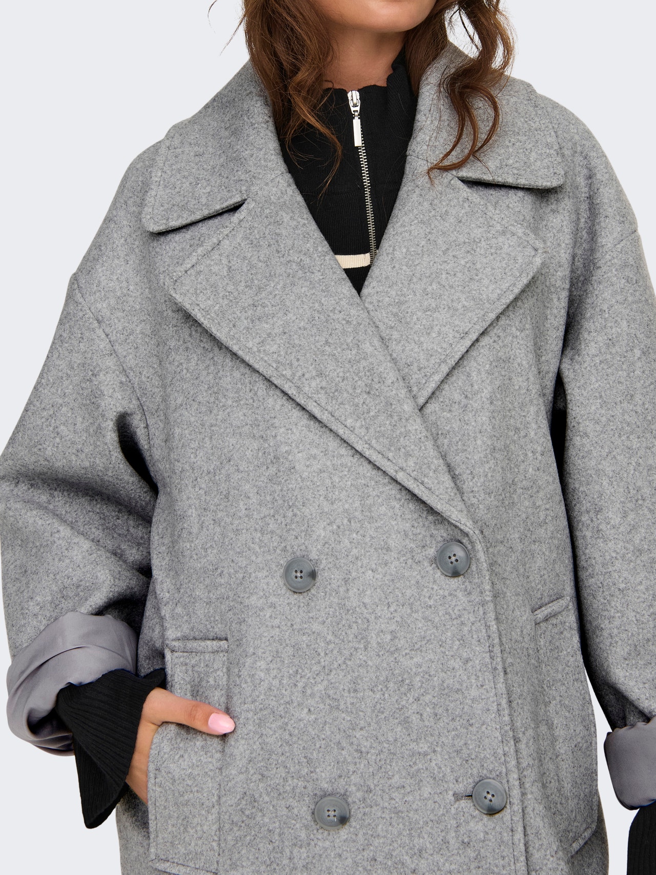 ONLY ONLELLY TLR NOOS - Manteau court - cloud dancer/écru ONLY ONLELLY TLR NOOS - Manteau court - cloud dancer/écru