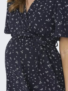ONLY Regular Fit V-Neck Maternity Long dress -Night Sky - 15307707