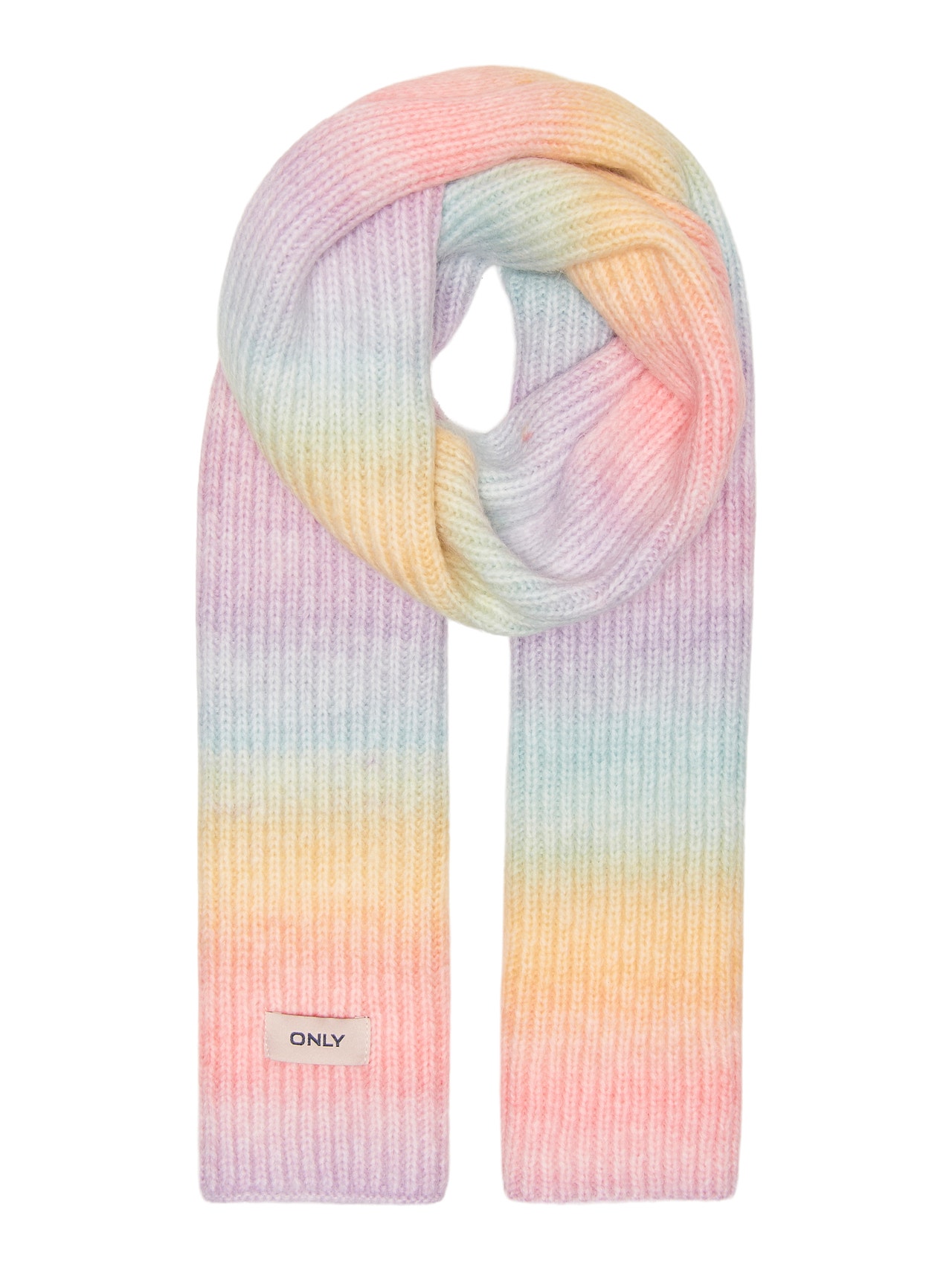 Multifarvet tørklæde Hvid | ONLY®