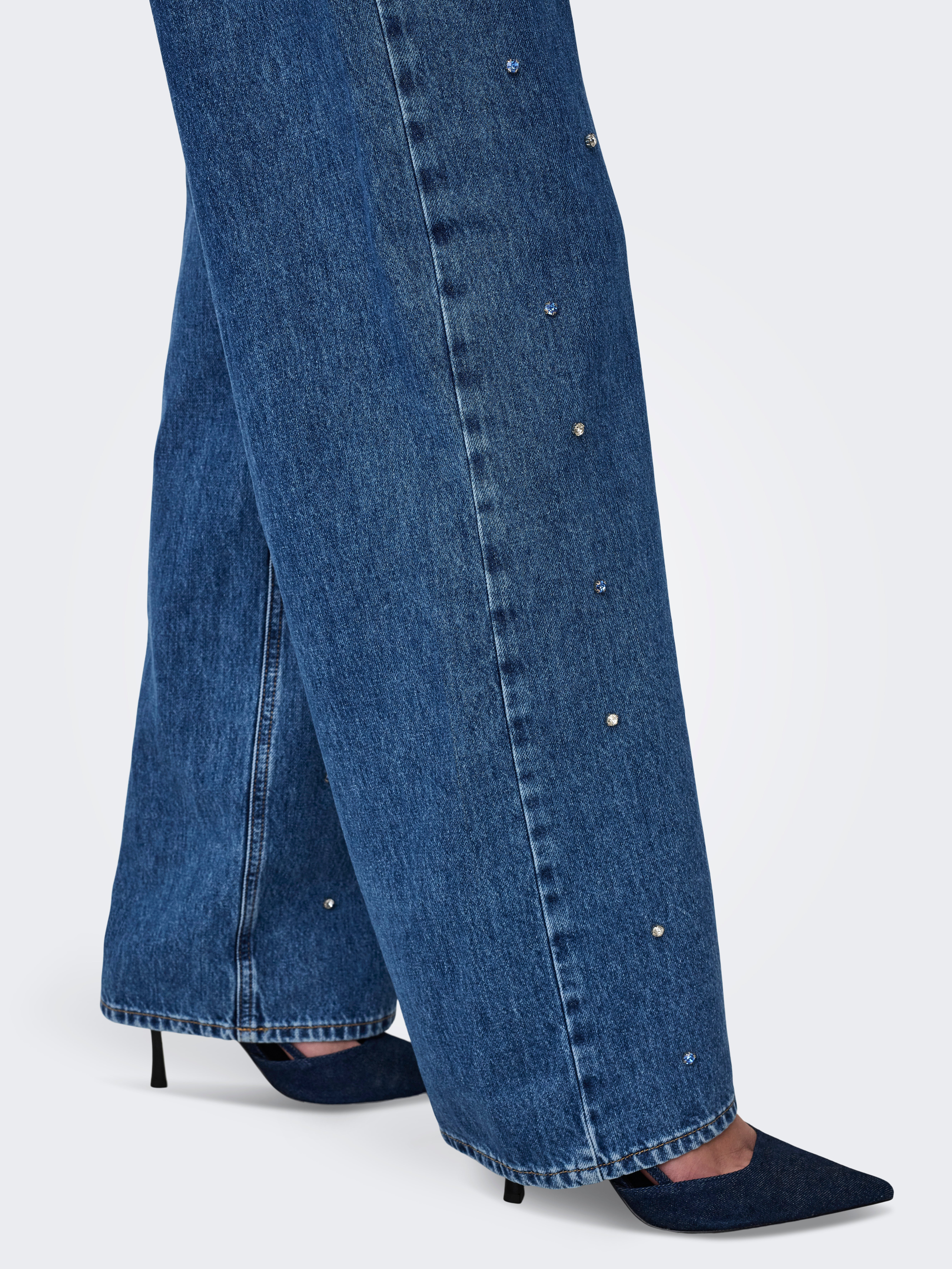 ONLHOPE Wide Leg Fit Jeans | Medium Blue | ONLY®