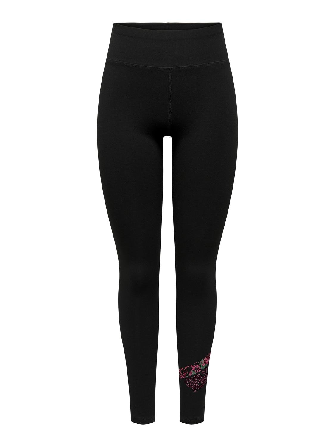 ONLY Slim Fit Hohe Taille Leggings -Black - 15307994