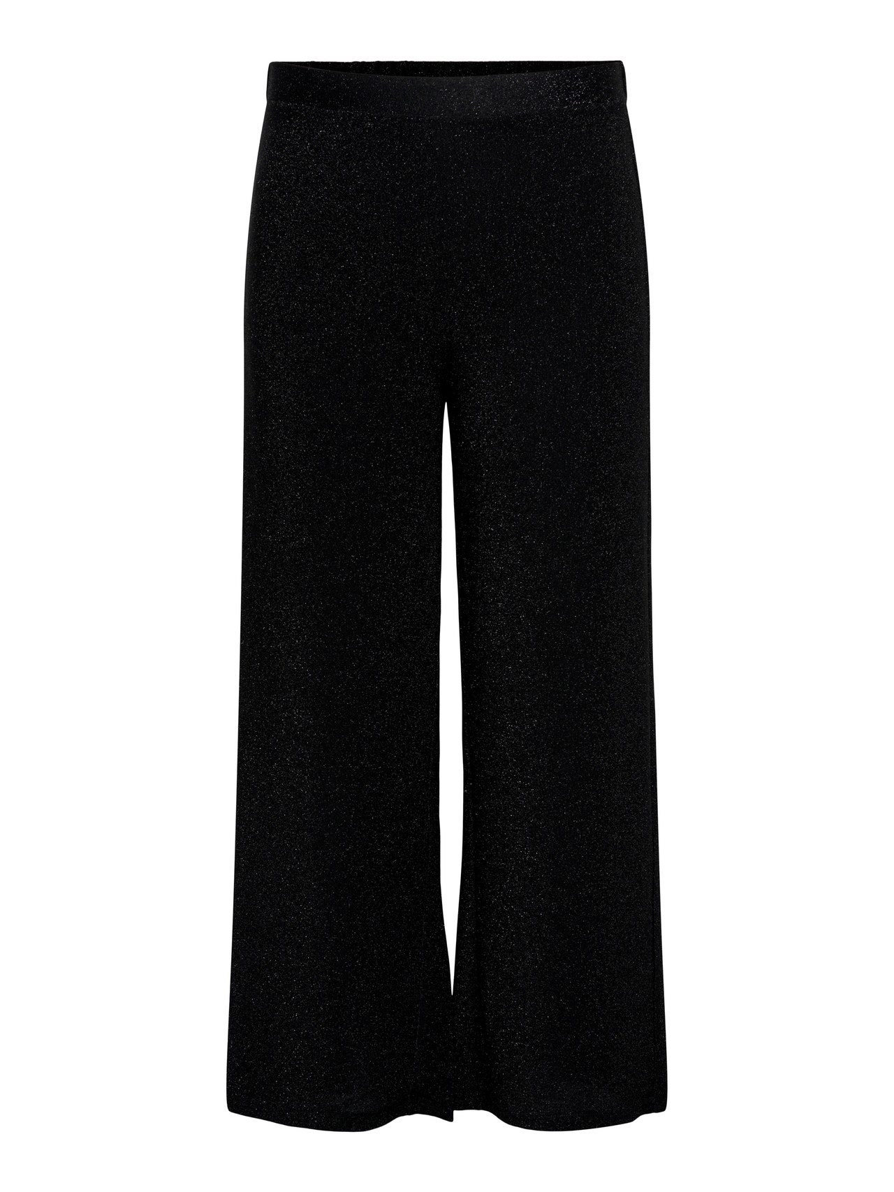 ONLY Curvy glitter trousers -Black - 15308189
