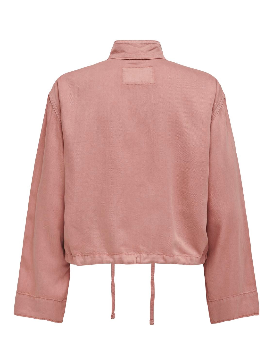 ONLY High stand-up collar Jacket -Old Rose - 15308202