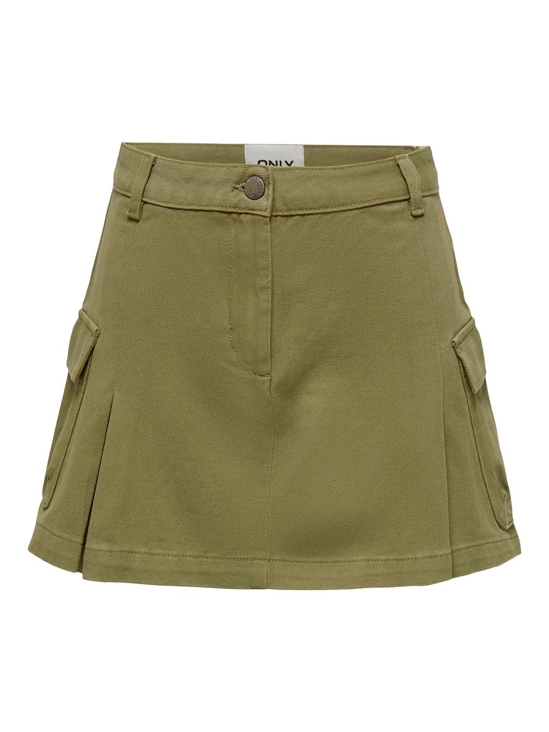 ONLY Mini skirt with cargo pockets -Dried Herb - 15308208