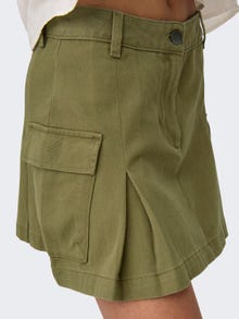 ONLY Mini nederdel med cargo lommer -Dried Herb - 15308208