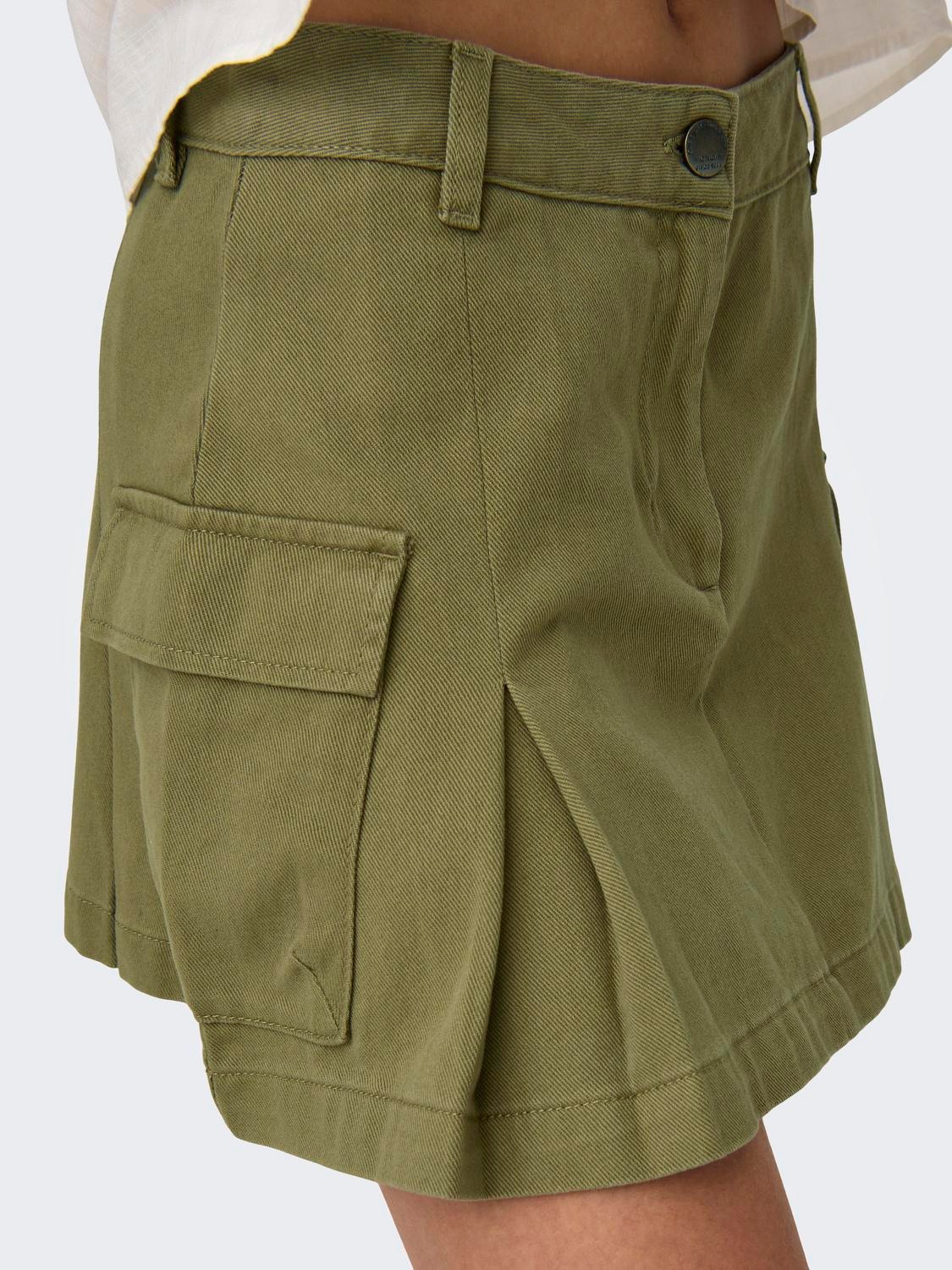 ONLY Mini skirt with cargo pockets -Dried Herb - 15308208