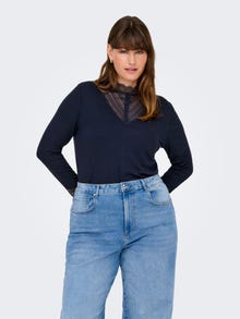 ONLY Tavapärane lõige Kõrge kaelus Vormikas Särgik -Navy Blazer - 15308237