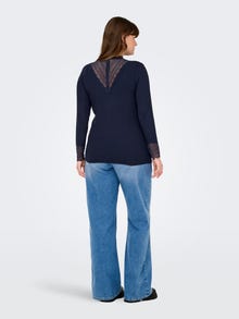 ONLY Tavapärane lõige Kõrge kaelus Vormikas Särgik -Navy Blazer - 15308237