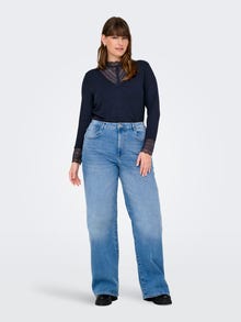 ONLY Tavapärane lõige Kõrge kaelus Vormikas Särgik -Navy Blazer - 15308237