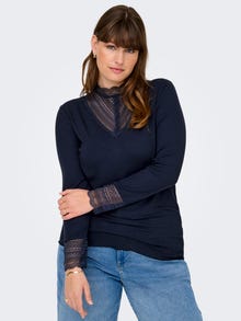 ONLY Tavapärane lõige Kõrge kaelus Vormikas Särgik -Navy Blazer - 15308237