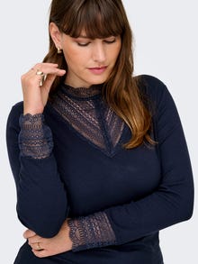 ONLY Tavapärane lõige Kõrge kaelus Vormikas Särgik -Navy Blazer - 15308237