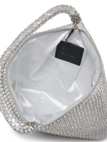 ONLY Håndtaske med glitter -Silver - 15308296