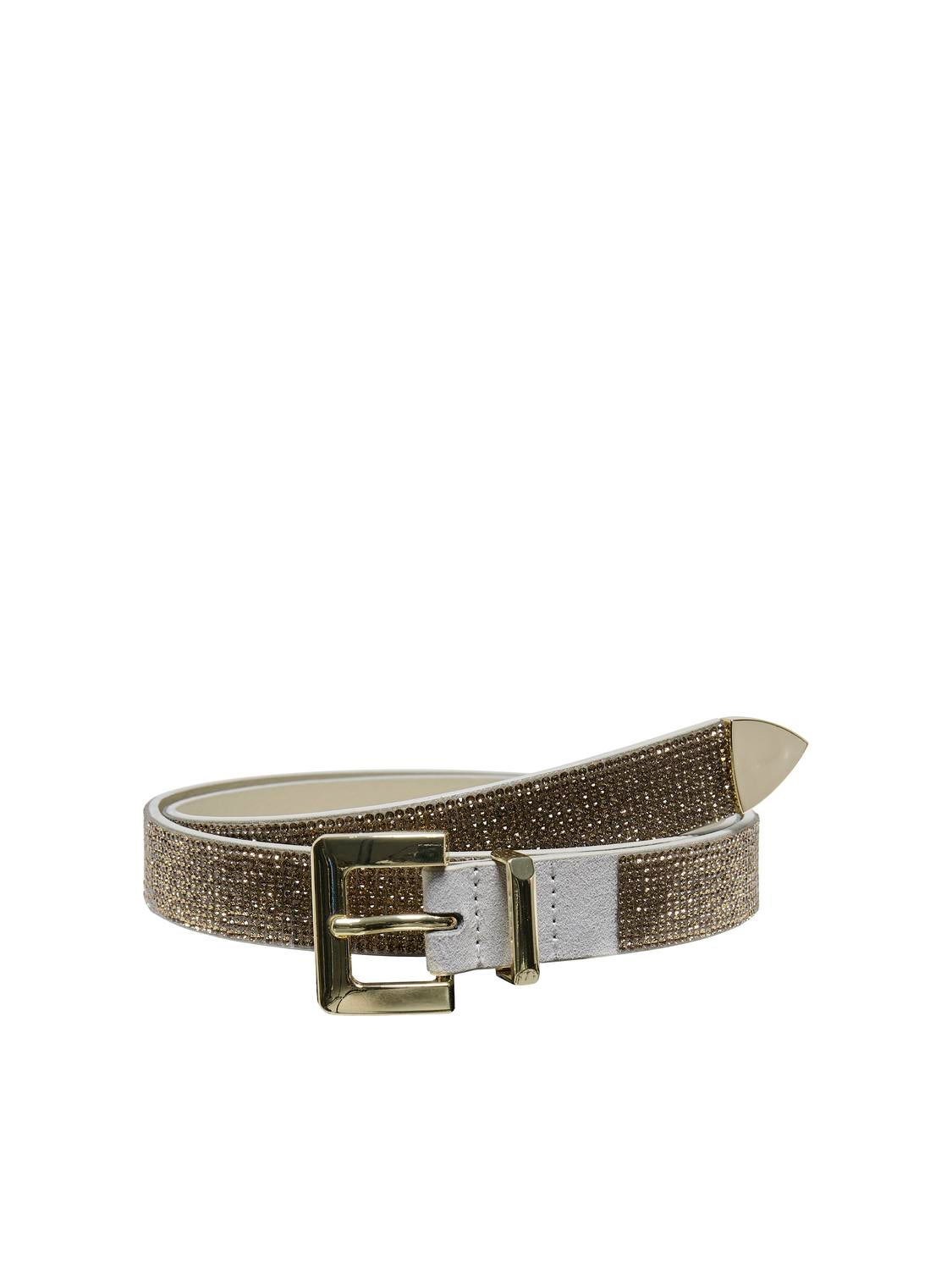 Gold glitter sale belt