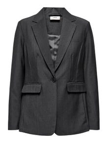 ONLY Regular Fit Spisse jakkeslag Blazer -Dark Grey - 15308526
