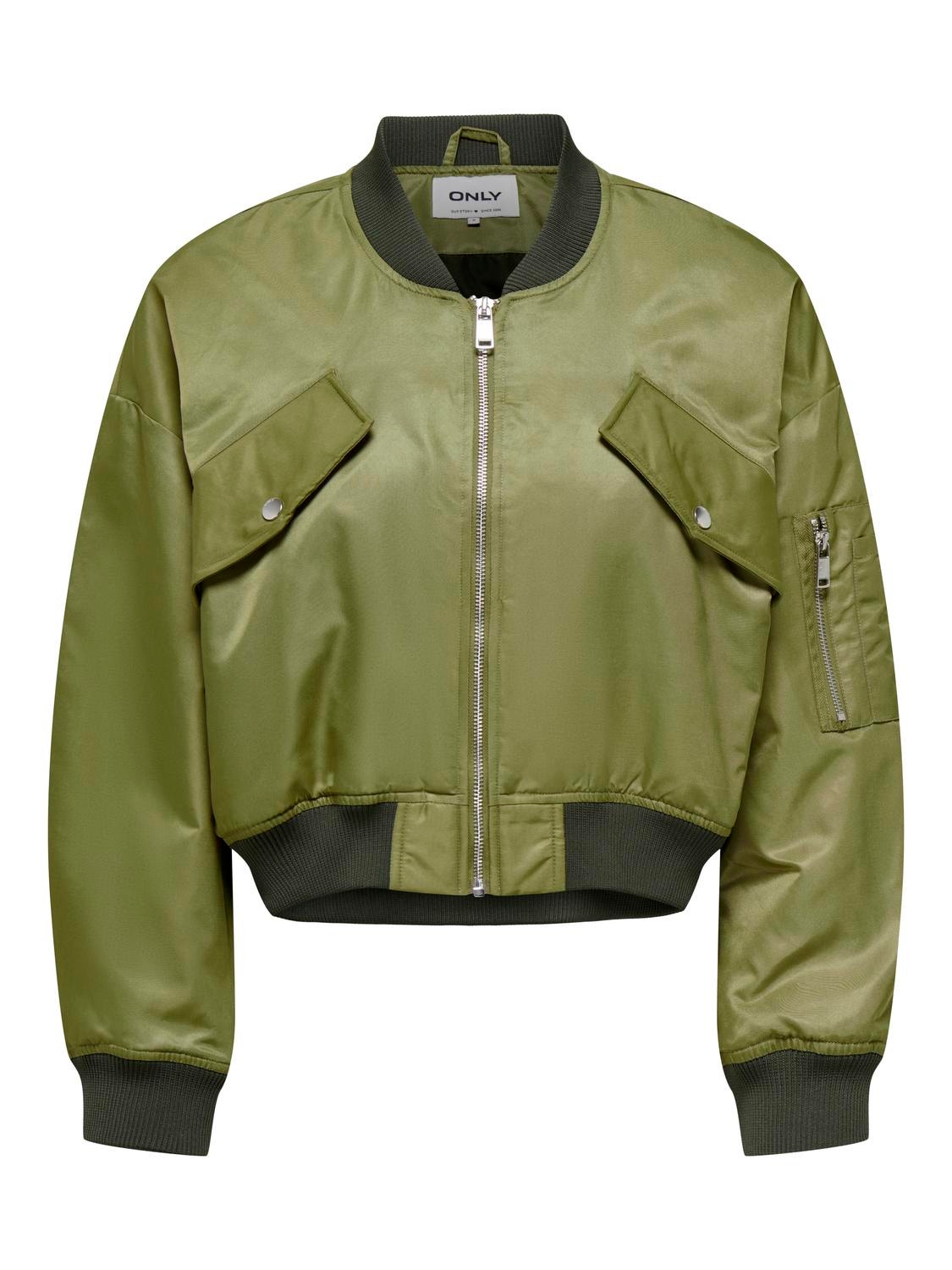 ONLY Short bomber jacket -Dried Herb - 15308545