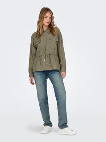 ONLY Short jacket with adjustable belt -Mermaid - 15308615