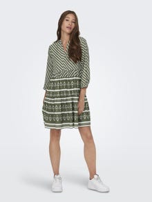 ONLY Regular Fit V-hals Kort kjole -Kalamata - 15308686